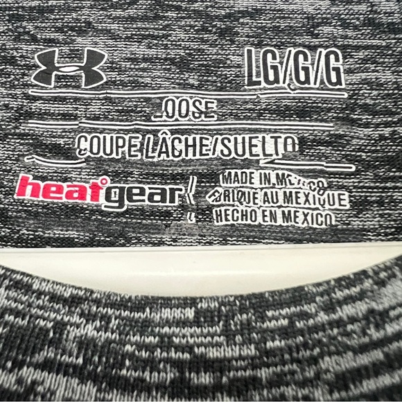 Under Armour Mens Grey Loose Heat Gear Top Size Large - Picture 4 of 5